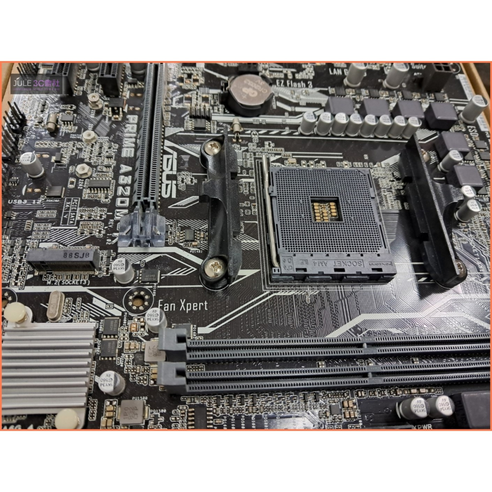 JULE 3C會社-華碩 PRIME A320M-K A320/D4/全系列Ryzen/軍規/良品/AM4 主機板-細節圖2