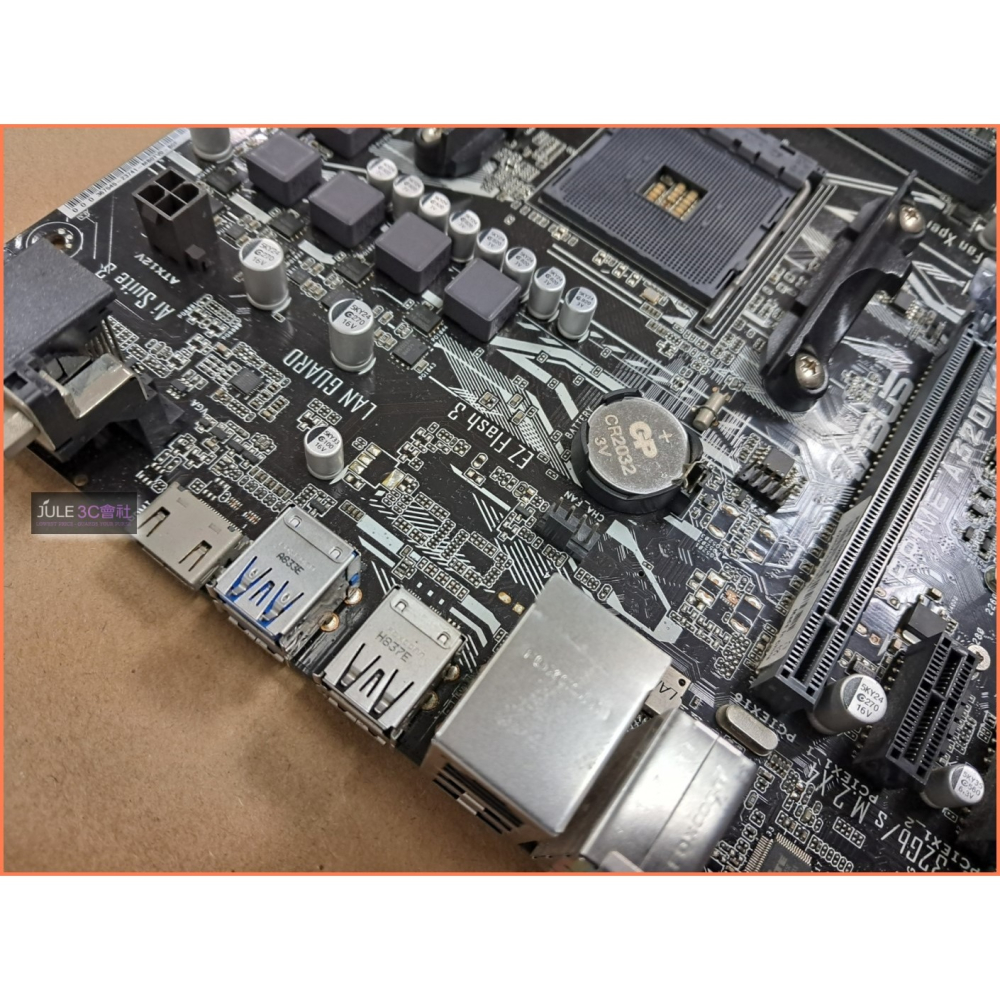 JULE 3C會社-華碩 PRIME A320M-K A320/D4/全系列Ryzen/軍規/良品/AM4 主機板-細節圖6