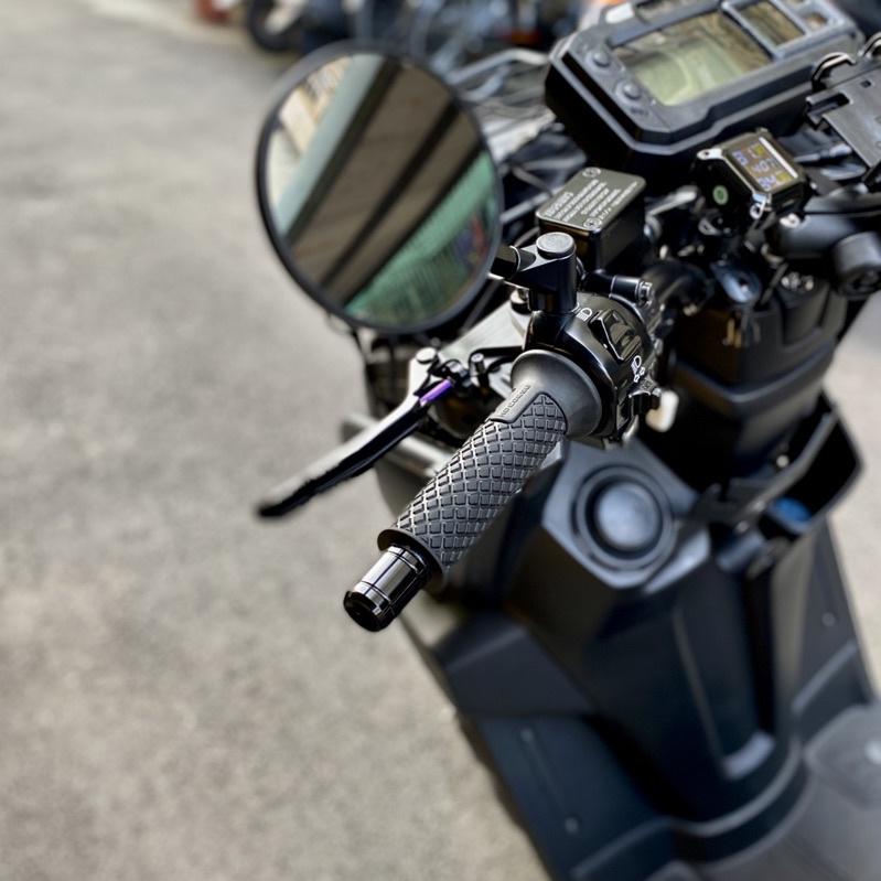 【NotNormal】附發票 HD CORSE 握把套 復古 Cafe racer 握把 開孔握把 橡膠握把套 菱格握把-細節圖2