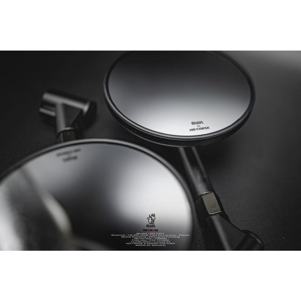 【Ghost Factory】附發票 HD CORSE 短版後照鏡 賽道鏡 帥哥鏡 迷你鏡 後視鏡 MG 山道鏡 後照鏡-細節圖3