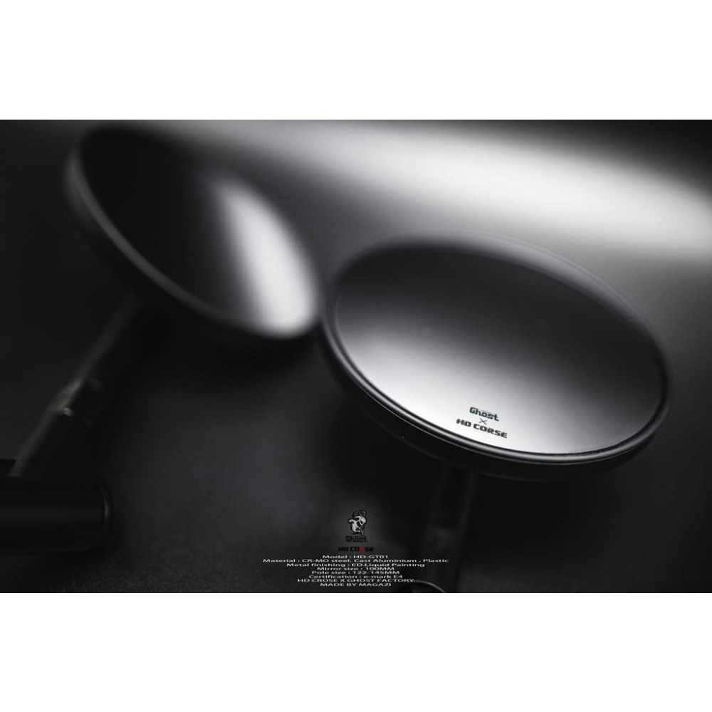 【Ghost Factory】附發票 HD CORSE 短版後照鏡 賽道鏡 帥哥鏡 迷你鏡 後視鏡 MG 山道鏡 後照鏡-細節圖4