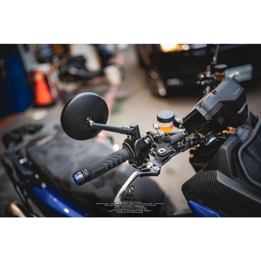 【Ghost Factory】附發票 HD CORSE 短版後照鏡 賽道鏡 帥哥鏡 迷你鏡 後視鏡 MG 山道鏡 後照鏡-細節圖5