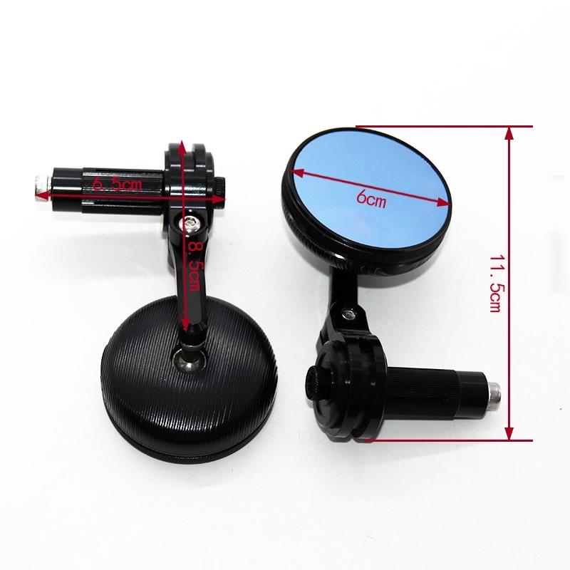【NotNormal】附發票 小圓形 端子鏡 CNC 迷你端子鏡 藍鏡 後照鏡 機車 平衡端子 迷你 DRG mmbcu-細節圖6