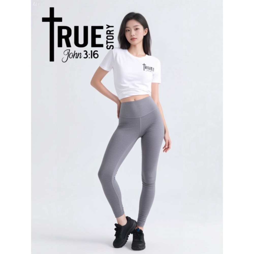 【True Story｜John 3:16 女生植物纖維超涼感T-shirt】-規格圖3