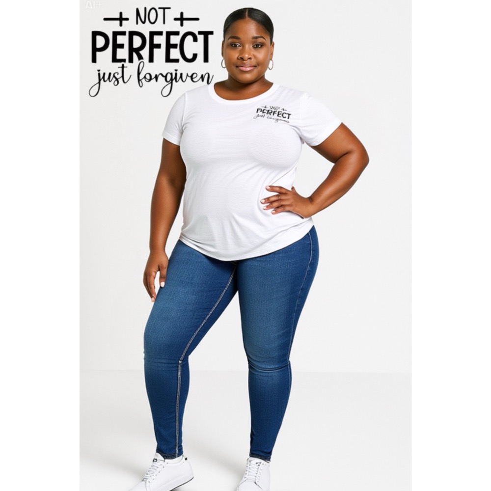 【Not Perfect, Just Forgive｜女生植物纖維超涼感T-shirt】-規格圖3