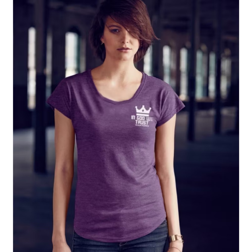 In God We Trust 女生植物纖維超涼感T恤-細節圖2