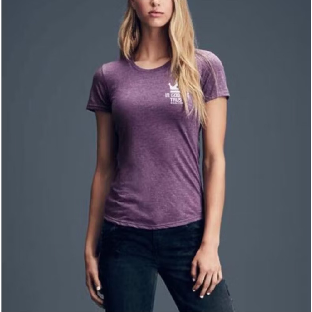 In God We Trust 女生植物纖維超涼感T恤-規格圖4