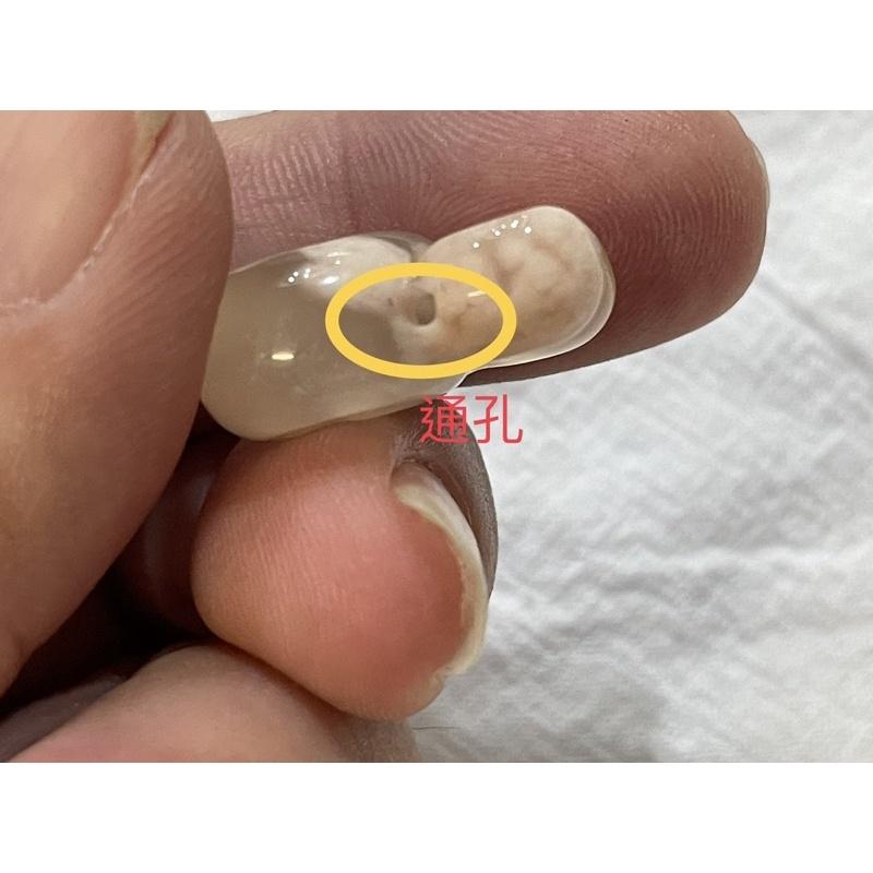 遇見～櫻花瑪瑙 櫻花瑪瑙通孔配件 平安扣 櫻花吊墜 小白兔 兔子 小兔 配線 綁繩 diy 串珠-細節圖3
