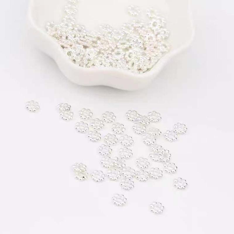 遇見～14K包金 保色 大孔 雪花隔片 花片 隔片 手鍊項鍊 耳飾配件diy手工墊片串珠-細節圖3