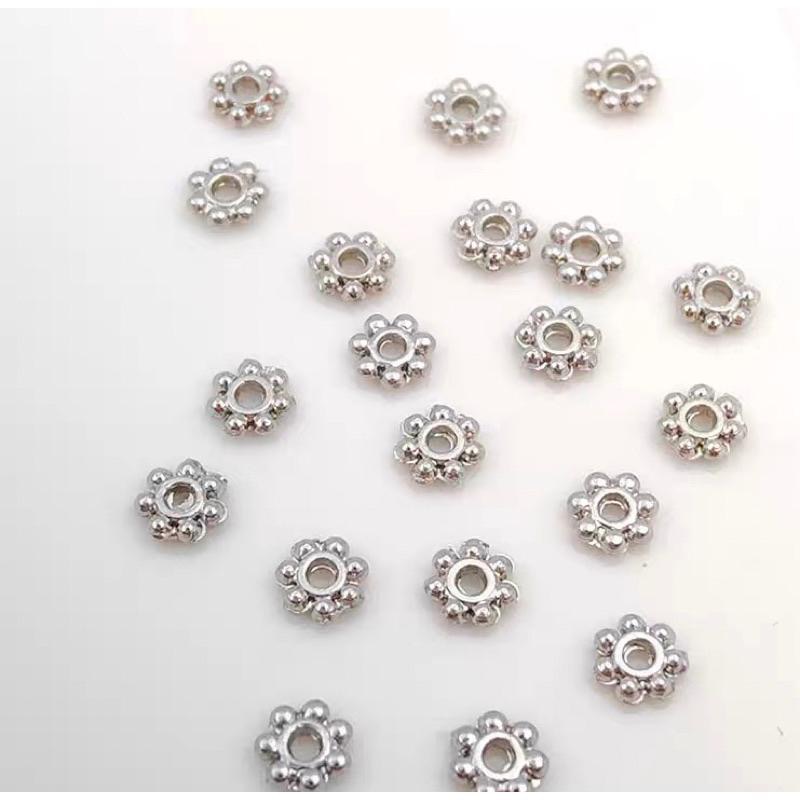 遇見～14K包金 保色 大孔 雪花隔片 花片 隔片 手鍊項鍊 耳飾配件diy手工墊片串珠-細節圖5