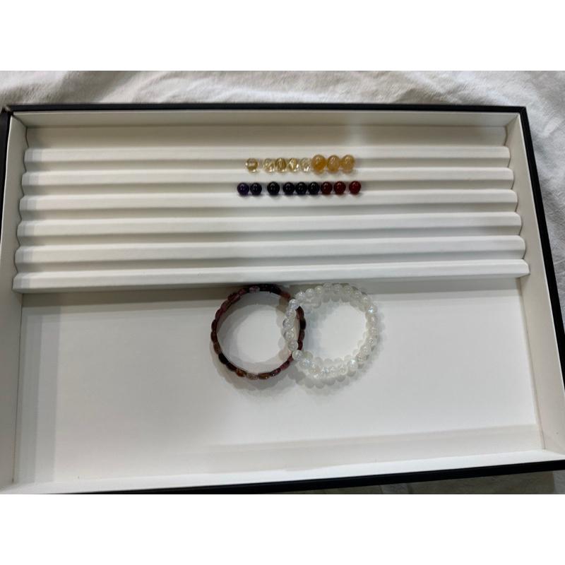 遇見～手珠展示盤 串珠盤 專櫃展示架 玻璃櫃展示 精品展示 配件展示 飾品展示盤 裸石盤 收納盤 擺攤 直播-細節圖2