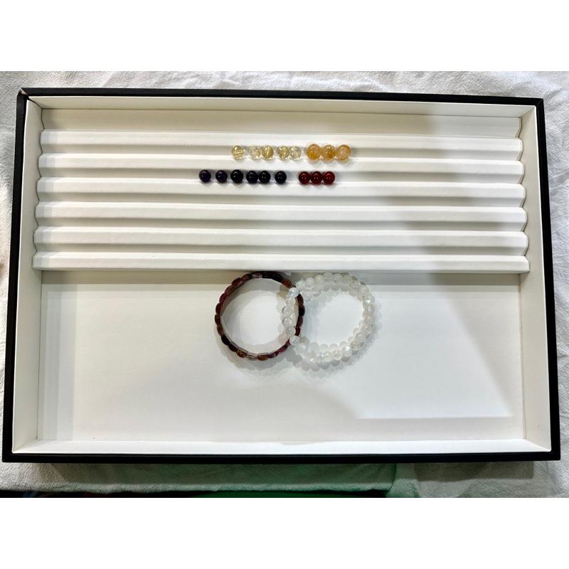 遇見～手珠展示盤 串珠盤 專櫃展示架 玻璃櫃展示 精品展示 配件展示 飾品展示盤 裸石盤 收納盤 擺攤 直播-細節圖6