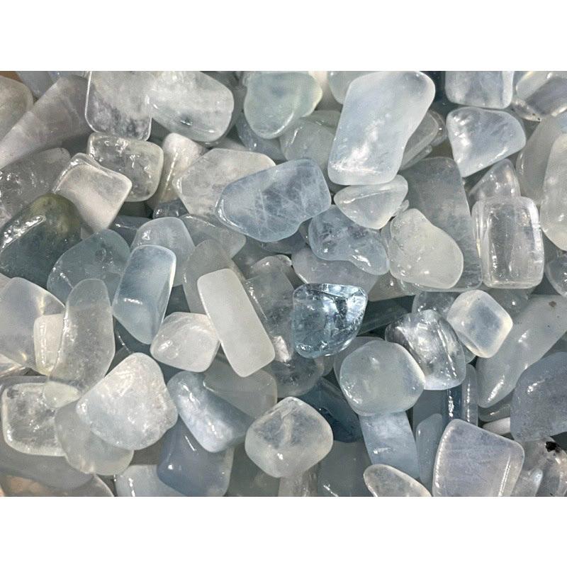 遇見～天然水晶 兩款等級 頂級海藍寶 碎石水晶 消磁水晶-細節圖7