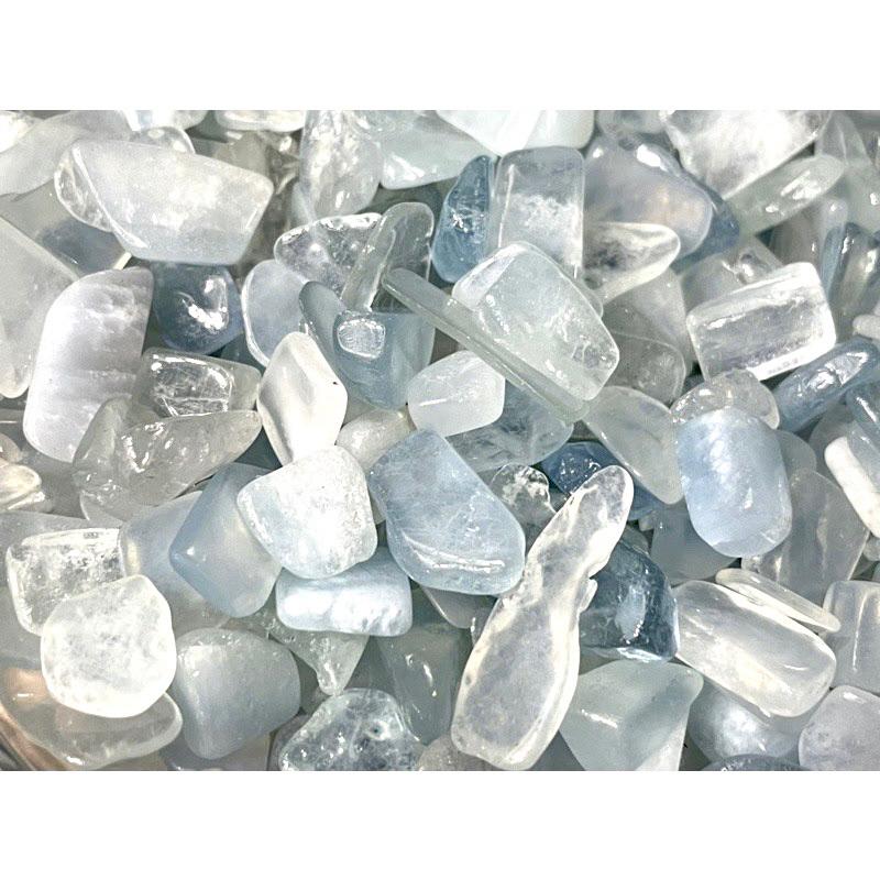 遇見～天然水晶 兩款等級 頂級海藍寶 碎石水晶 消磁水晶-細節圖9