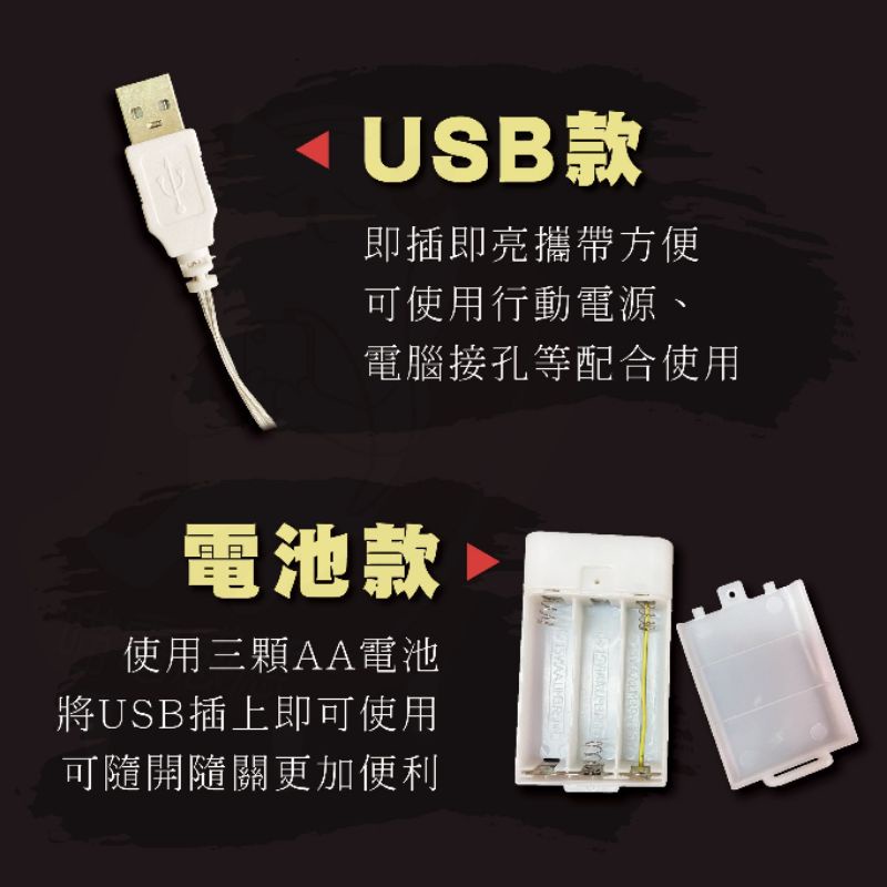 聖誕節 LED燈 裝飾燈10米 5米 3米 1米 [台灣現貨] [USB/電池] 星星燈 燈串 串燈 婚禮 生日派對-細節圖4