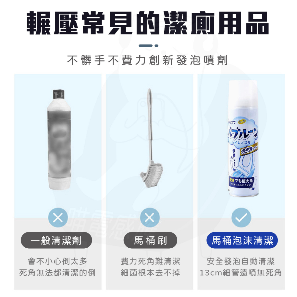 日本熱銷 潔淨泡泡慕斯 [24H發貨][台灣現貨] 馬桶泡泡慕斯 馬桶清潔泡泡慕斯 廁所除臭 多功能廁所清潔劑 馬桶清潔-細節圖3