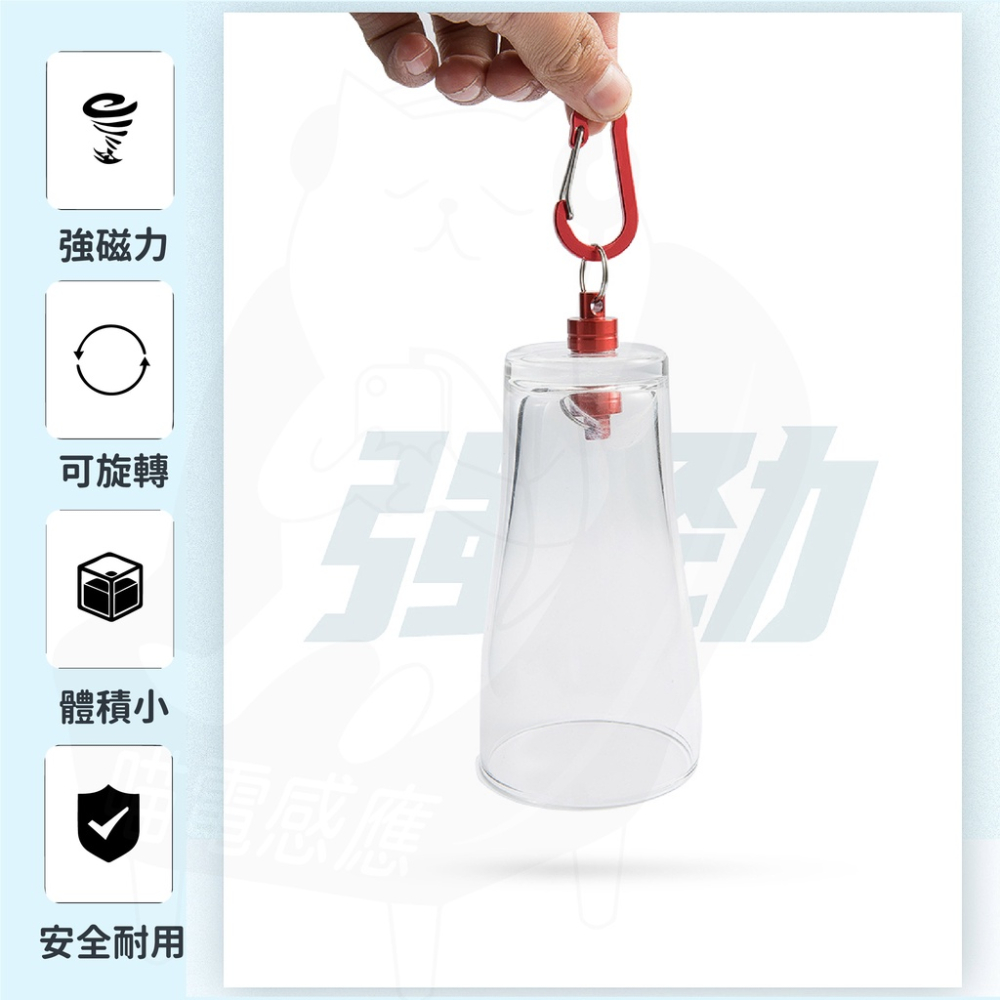 強力磁鐵 強磁登山扣 磁力扣 【24H出貨】 強力磁力扣 防掉 防丟 溪釣 路亞 海釣 釣魚 戶外 露營 磁扣 五金配件-細節圖2