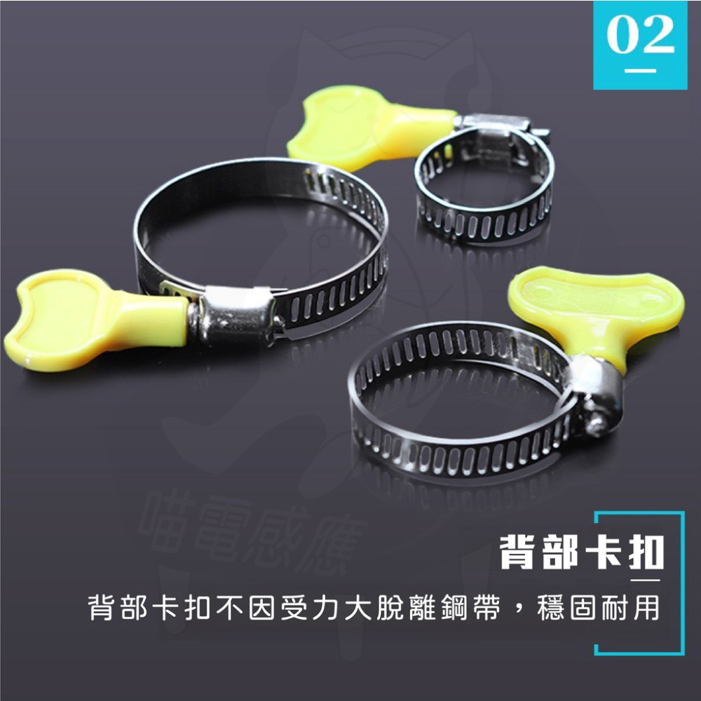 【24H出貨】 管夾手柄式 不鏽鋼管束 [台灣現貨] 水管束環 白鐵管束 快拆式管夾 工具配件 水電工具-細節圖4