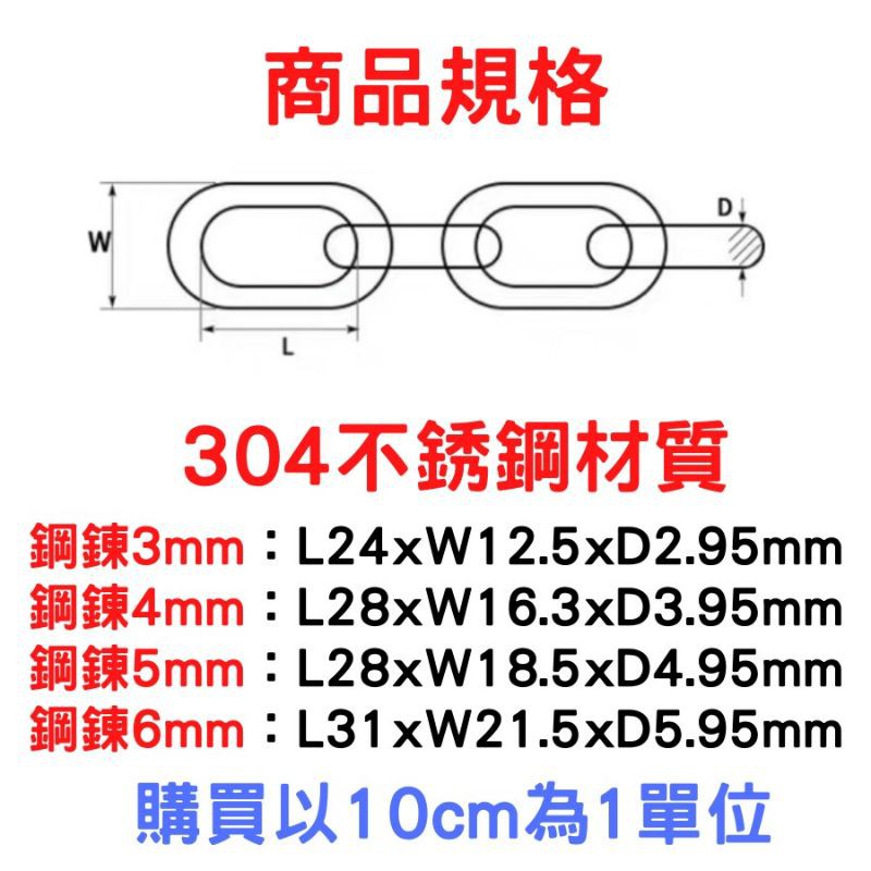 鋼鍊 白鐵鍊 鏈條 [開發票][24H發貨] 曬衣鏈 狗鍊 門鍊 防盜鏈 鎖鏈 看門鏈 鍊條 登山鍊 門鎖鍊 客製長度-細節圖6