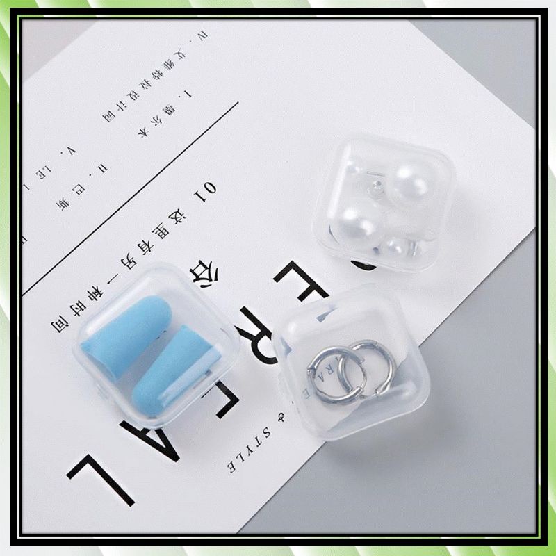 透明收納盒  小收納盒 [開發票] [大量現貨] 耳塞盒 配件盒 零件盒 pencil筆尖盒 筆套盒 小方盒 居家 生活-細節圖6