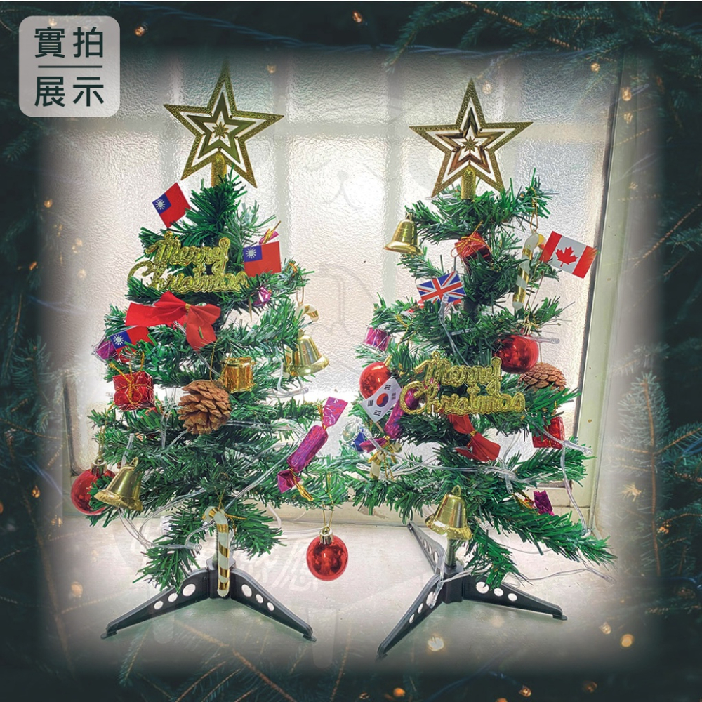 【送七彩led燈串】迷你聖誕樹 小聖誕樹 [台灣現貨] 聖誕樹DIY 耶誕節 聖誕節佈置 聖誕禮物 (多件優惠)-細節圖8
