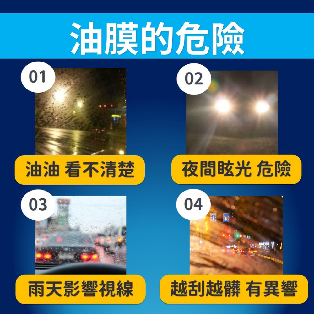 油膜去除劑【台灣現貨】[快速出貨] 玻璃油膜去除劑 除油膜 油膜去除劑 玻璃清潔劑 擋風玻璃 打蠟 鍍膜 車用 居家生活-細節圖3