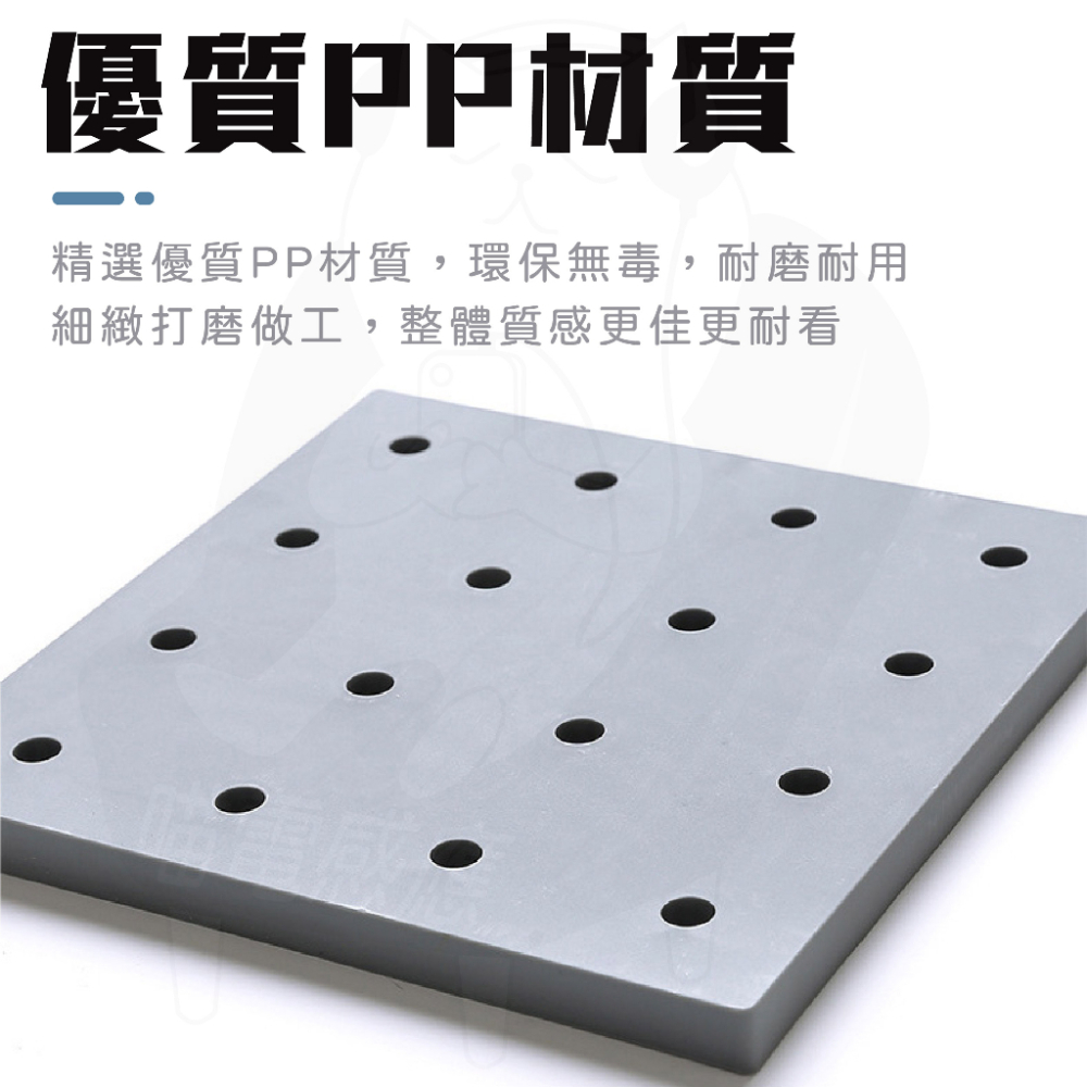 洞洞板置物架 [24H發貨][台灣現貨] 洞洞板收納架 免打孔 牆上收納 牆壁收納架 牆上收納架 展示架 工業風 北歐風-細節圖3