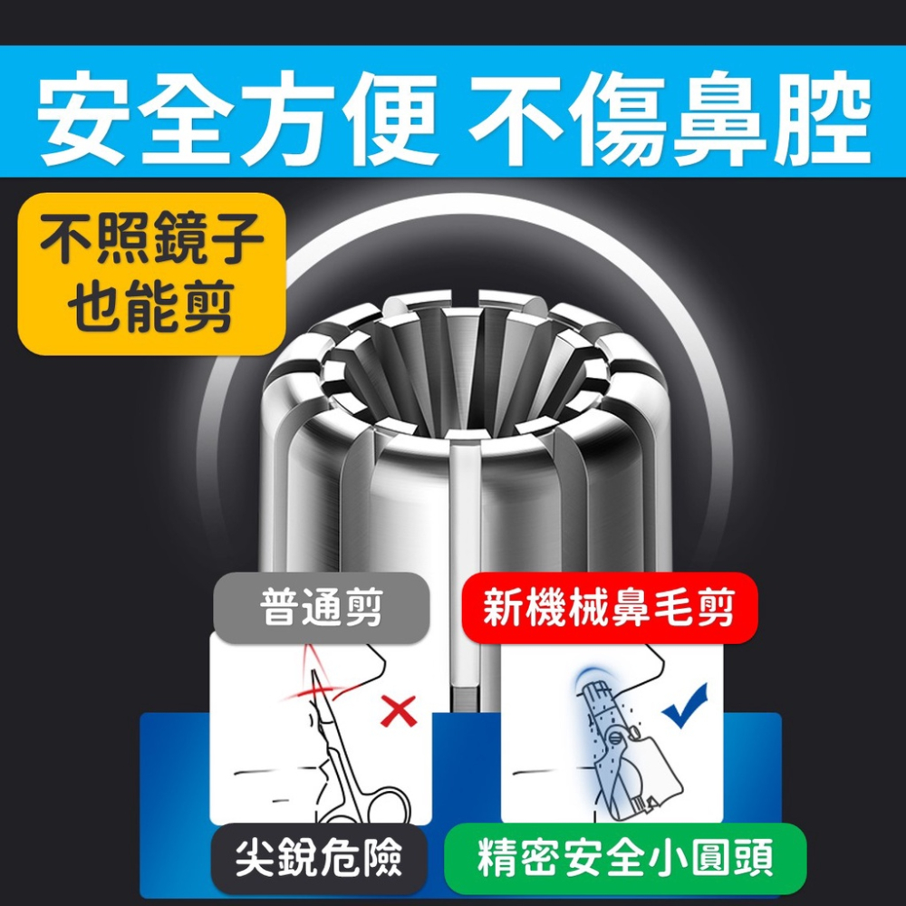 鼻毛修剪器【台灣現貨】[品質保證] 鼻毛刀 鼻毛剪 鼻毛機 修鼻毛 修鼻毛器 剪鼻毛 手動鼻毛剪 鼻毛修剪 男用 居家-細節圖6