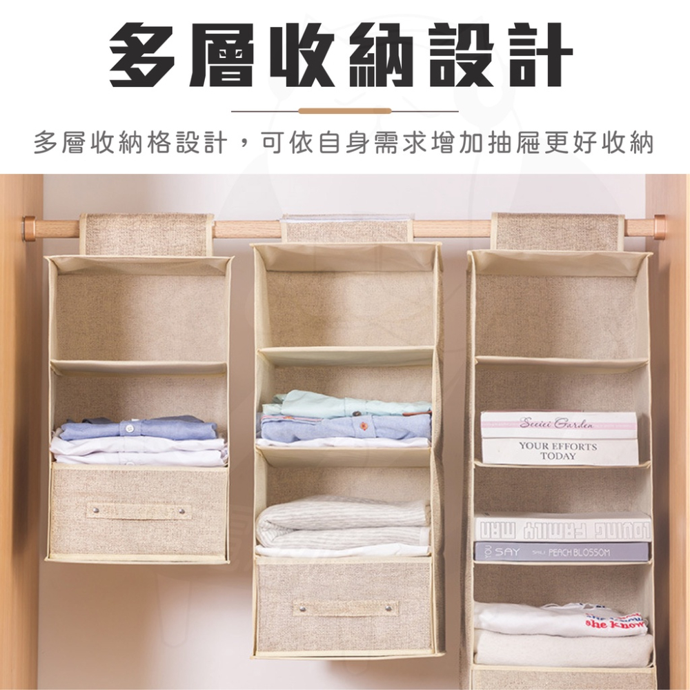 掛式內衣收納盒 [24H發貨][假日也出貨] 分隔收納盒 衣物收納 抽屜式收納盒 內衣收納袋 內衣收納盒抽屜式-細節圖3