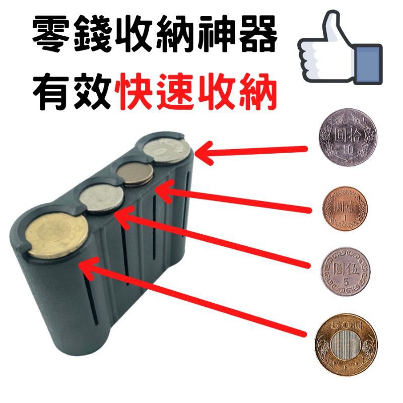 零錢盒 ♥️現貨 🇹🇼台灣製造 零錢收納盒 找錢神器 可裝129個零錢 開模製造 品質一等一 無塑膠味 居家生活-細節圖3