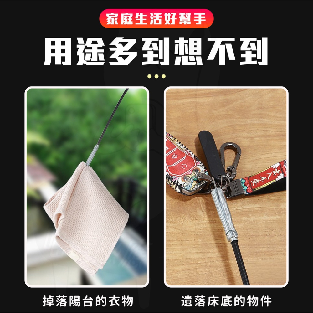水管疏通器 [台灣現貨] 水管夾 取物器 取物夾 120公分 90公分長 可彎四爪夾 下水道 水溝 管道異物-細節圖6