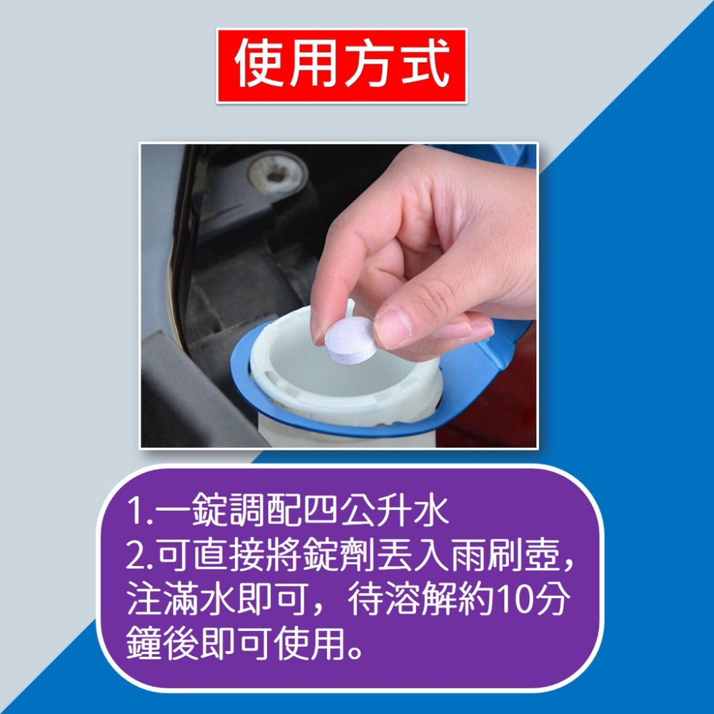 濃縮雨刷精 發泡錠 玻璃 發泡錠 玻璃清潔【台灣現貨】[省錢省空間] 雨刷精 汽車清潔 雨刷錠 濃縮雨刷精 濃縮 清潔錠-細節圖6