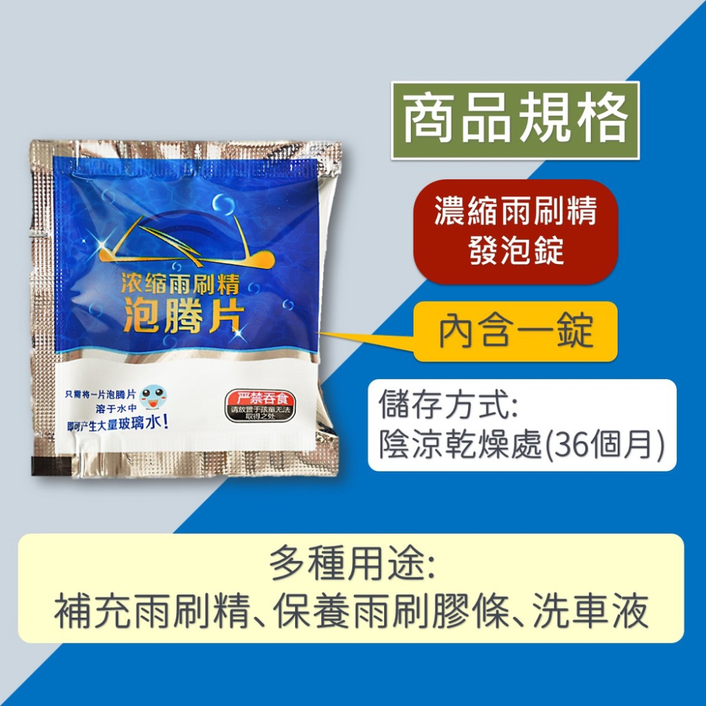 濃縮雨刷精 發泡錠 玻璃 發泡錠 玻璃清潔【台灣現貨】[省錢省空間] 雨刷精 汽車清潔 雨刷錠 濃縮雨刷精 濃縮 清潔錠-細節圖8
