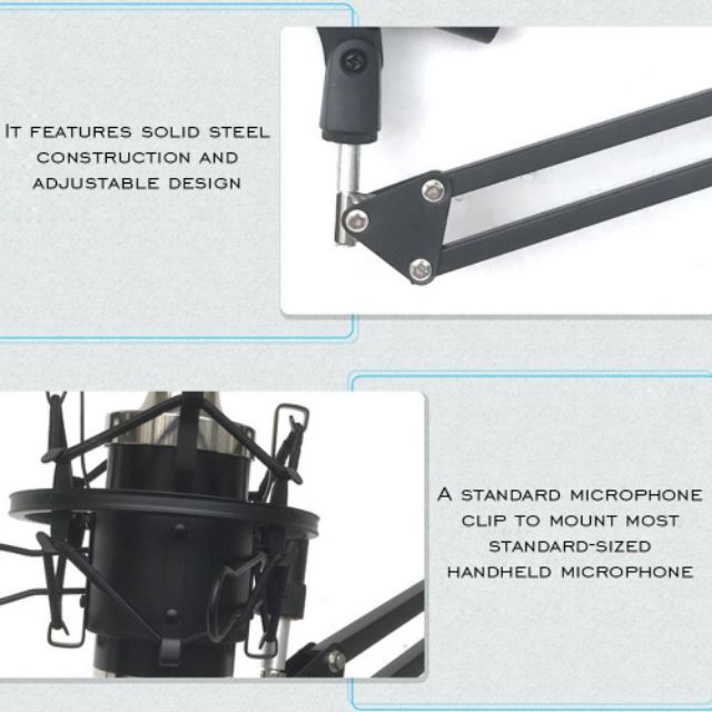 現貨特價 NB-35 懸臂支架 防震架 另有 防噴罩網 V8聲卡 BM800麥克風 幻象電源-細節圖3