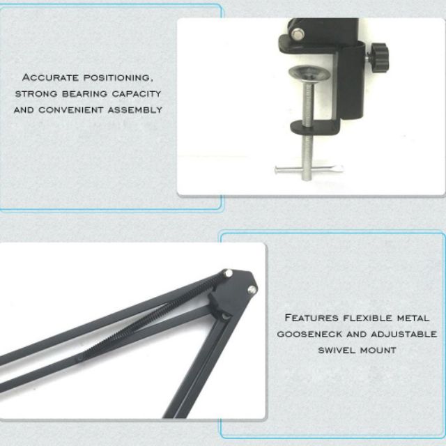 現貨特價 NB-35 懸臂支架 防震架 另有 防噴罩網 V8聲卡 BM800麥克風 幻象電源-細節圖5