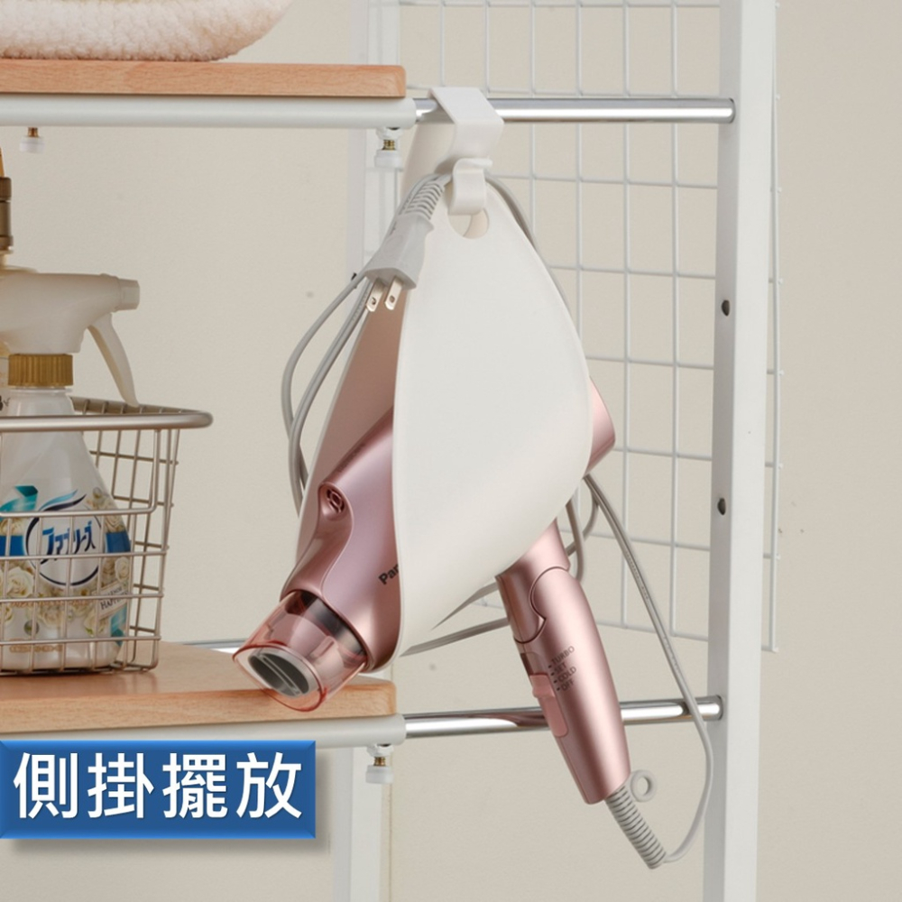 免釘 免打孔 吹風機收納架 [承重力大][現貨在台] 掛式吹風機架 掛架 衛浴收納 多功能吹風機架 收納架-細節圖6
