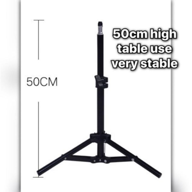 ring light set [台灣現貨][12h發貨] 補光燈 環形燈 26cm含50cm支架與手機夾-細節圖5