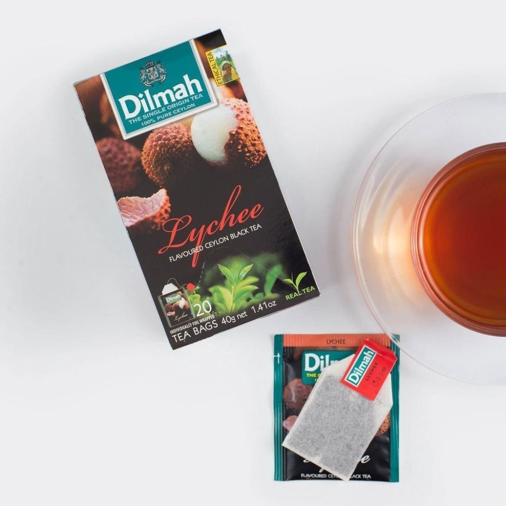 §洺禾§附發票§ Dilmah 帝瑪 荔枝紅茶 荔枝口味紅茶 20入-細節圖2