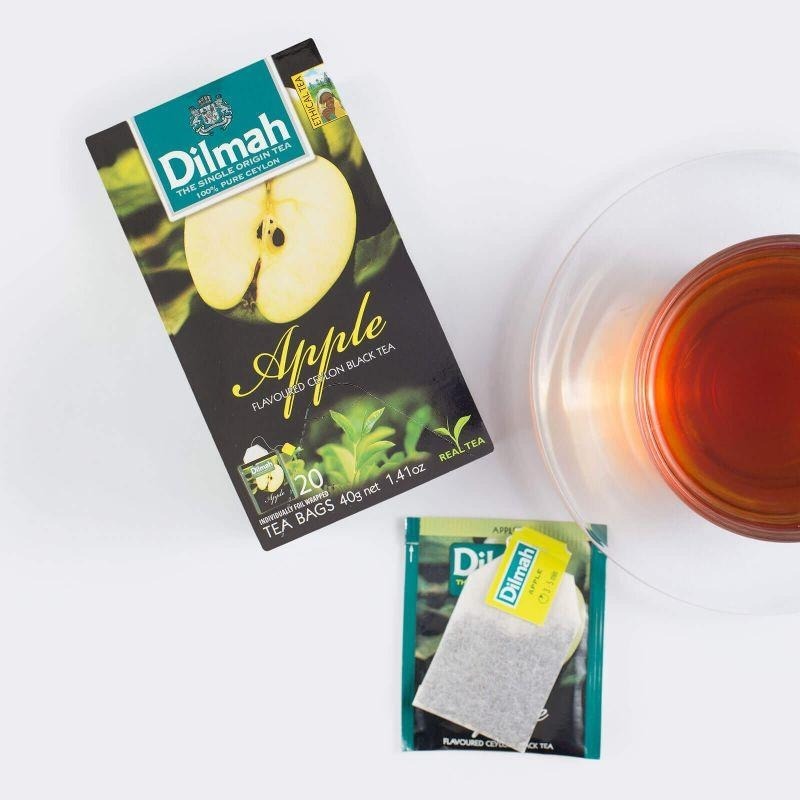 §洺禾§附發票§ Dilmah 帝瑪 蘋果紅茶 蘋果口味紅茶 20入-細節圖2