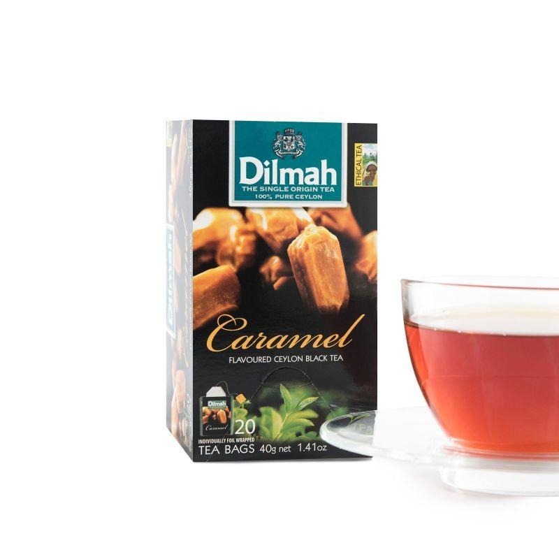 §洺禾§附發票§ Dilmah 帝瑪 焦糖紅茶 20入 焦糖口味紅茶-細節圖2