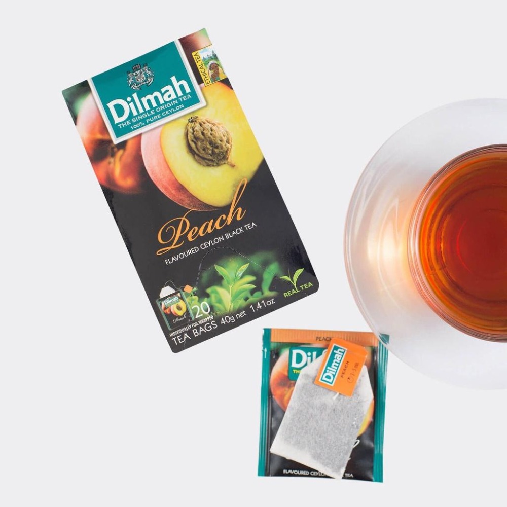 §洺禾§附發票§ Dilmah 帝瑪 水蜜桃紅茶 20入 水蜜桃口味紅茶-細節圖3