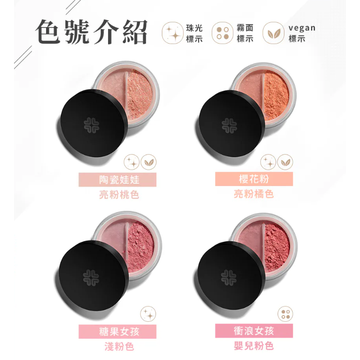 【近全新】🇬🇧🌱 LilyLolo 持色礦物腮紅粉-細節圖2