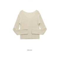 【全新】🇰🇷 Novene Official 251005 經典坑條大V領毛衣
