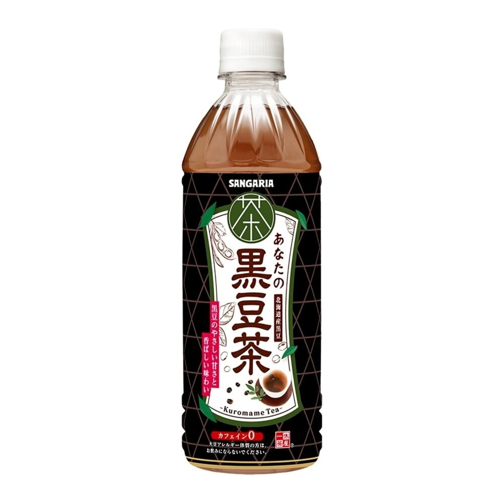 日本Sangaria 三佳利 黑豆茶(每瓶500ml) 日本原裝 黑豆水-細節圖2