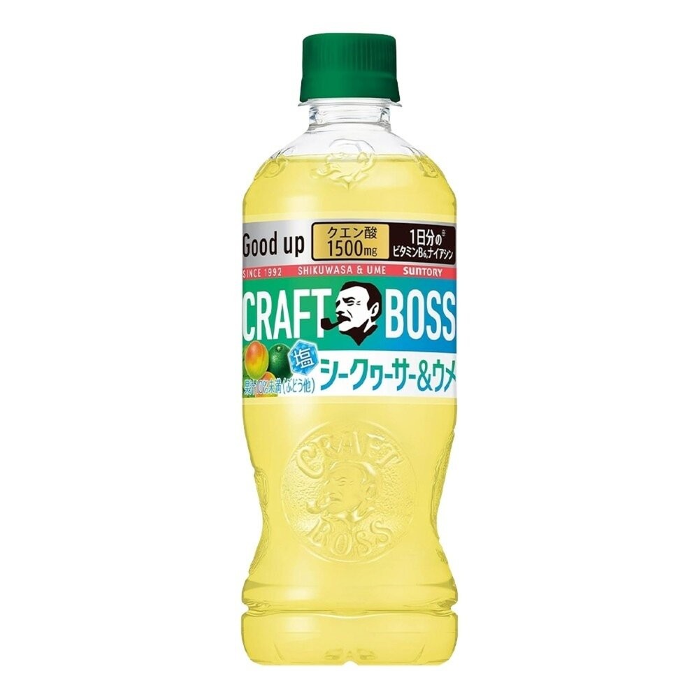 日本SUNTORY 三得利 CRAFT BOSS 香檸梅風味飲料 500ml/瓶 梅子 梅子茶-細節圖2
