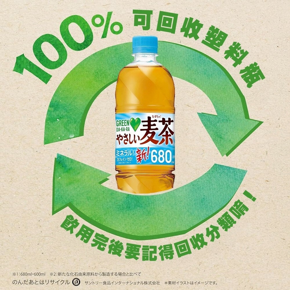 日本Suntory 三得利 Green dakara 溫醇麥茶/玉米茶 無糖麥茶 無糖玉米茶 無糖茶-細節圖5