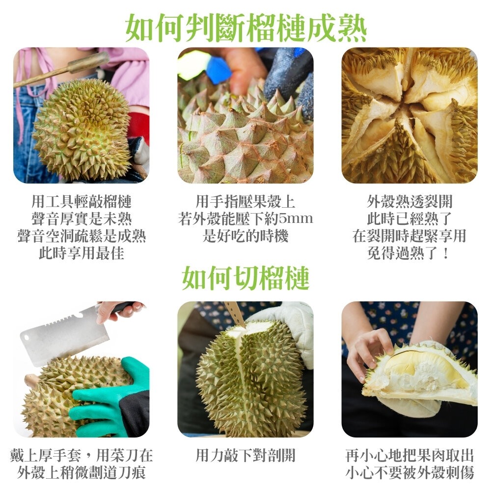 越南金枕頭榴槤原箱11kg±10%含箱／3-4入 0運費【天天鮮配】進口榴槤 越南榴槤-細節圖6