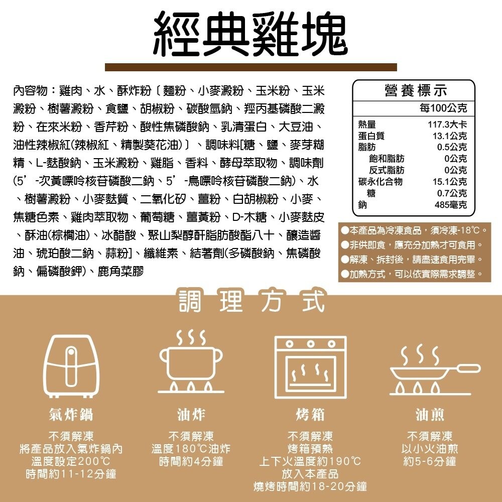 家庭包黃金香脆雞塊(每包1kg±10%)【天天鮮配】滿額免運-細節圖6