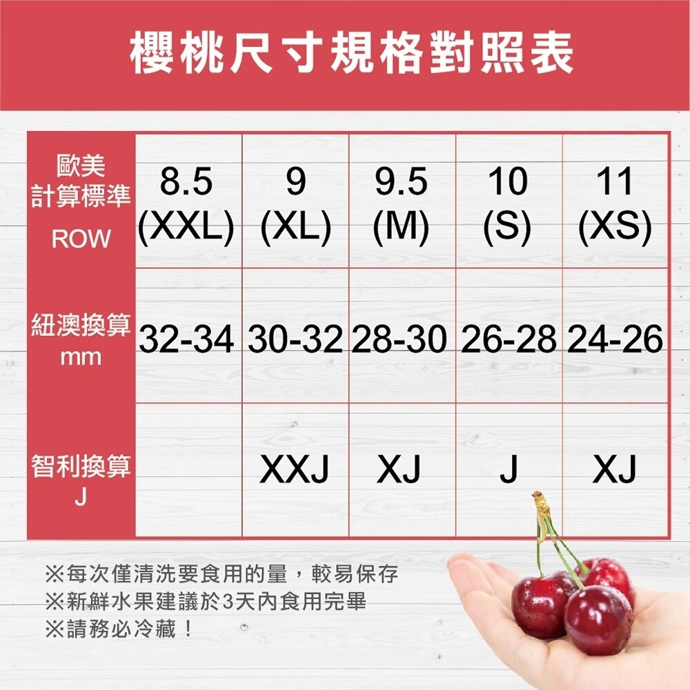 美國華盛頓櫻桃原裝2kg±10%(贈提袋) 0運費【果之蔬】美國櫻桃 華盛頓櫻桃 櫻桃禮盒 9R 9.5R 8.5R-細節圖6