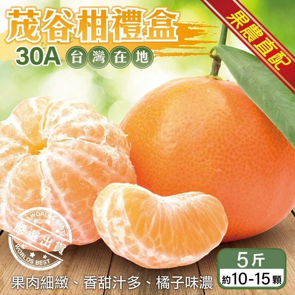 台灣茂谷柑禮盒 0運費【果農直配】柑橘 台灣柑 台灣橘子 椪柑 水果禮盒 年節禮盒-規格圖8